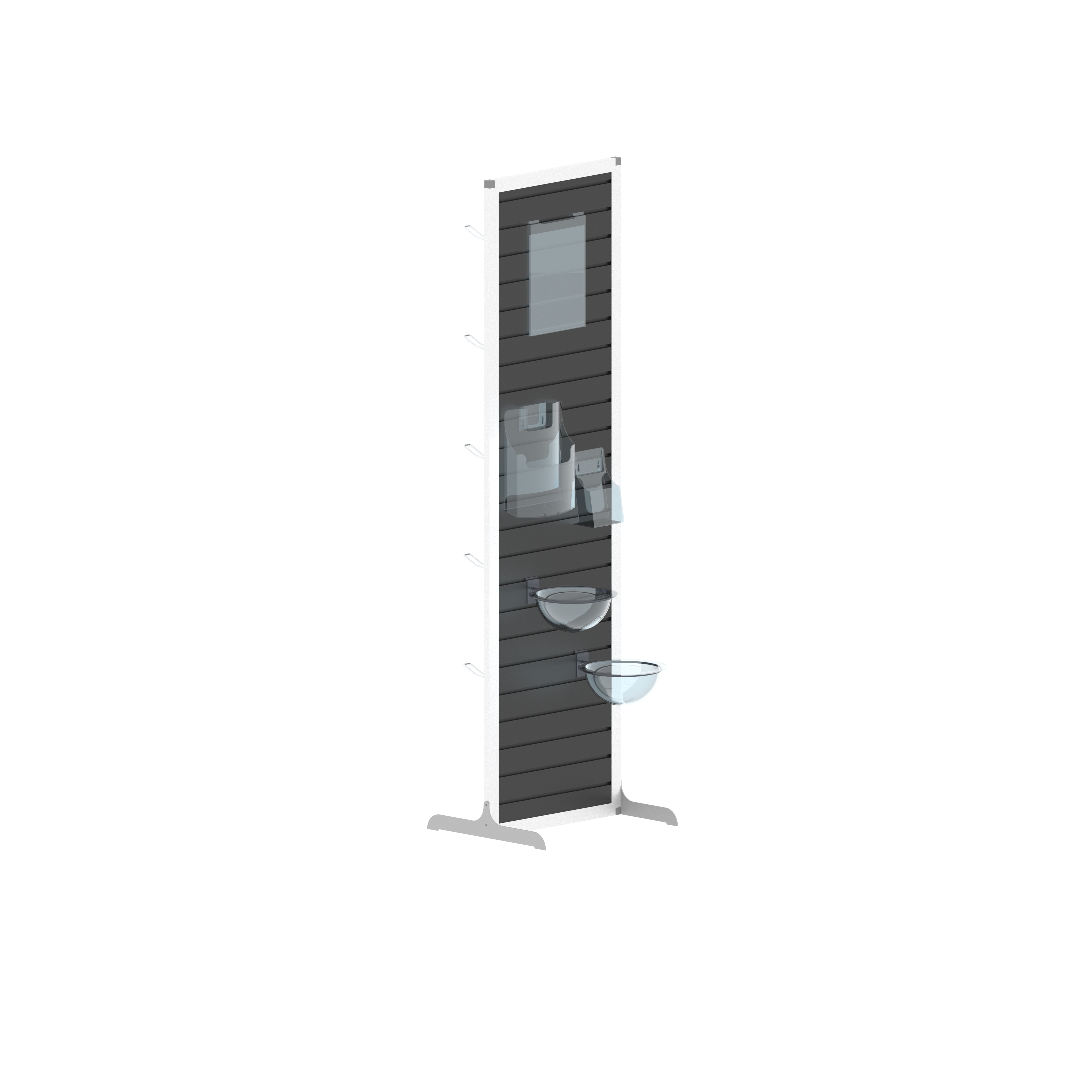 FlexiSlot® Rillepanel tårn "Construct Slim" med tilbehør