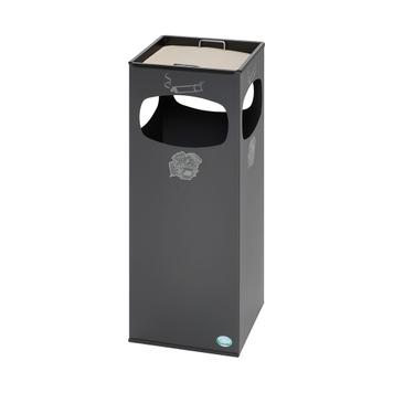 Kombi aske- og affaldsbeholder "Quattro"