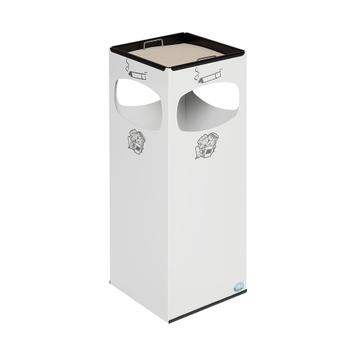 Kombi aske- og affaldsbeholder "Quattro"