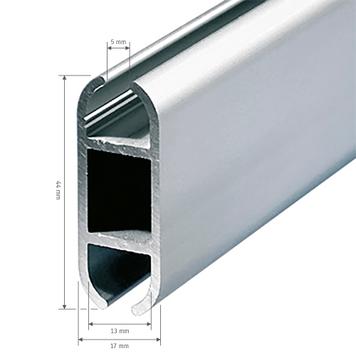 Aluminium-Kederprofil flad "Rail"