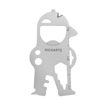 RICHARTZ Key Tool "Bob", multiværktøj med 17 funktioner som nøglering