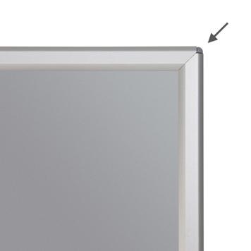 Klikramme, 14 mm profil, med støttefod