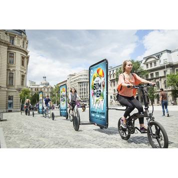 Reklameanhænger til cykler "Clever"