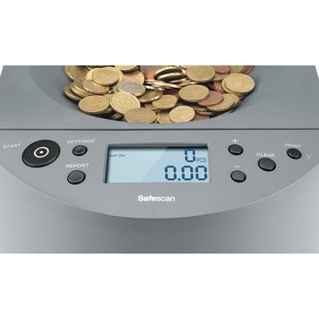 Safescan 1450 mønttæller og -sorterer (EUR)