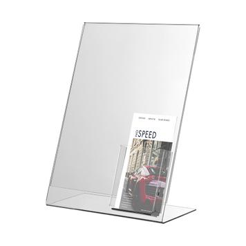 L-display "Tiber" med brochurerum